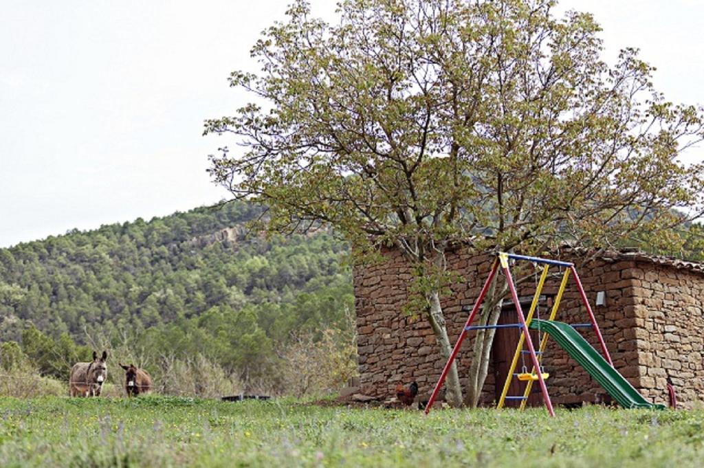 Masia Ca L'Anima Hotel La Baronia de Rialb Camera foto